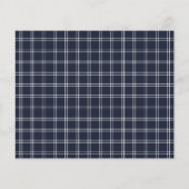 Papier Budget Classy Nautical Navy & Gold Script Mariage (Dos)