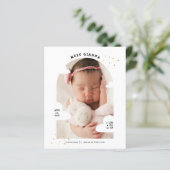 Papier BUDGET Cloud Arch Photo Collage Merci naissance (Debout devant)