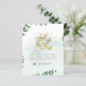 Papier BUDGET CODE DE PHOTOGRAPHIE Faire-part de mariage (Debout devant)