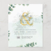 Papier BUDGET CODE DE PHOTOGRAPHIE Faire-part de mariage (Devant)