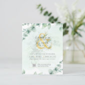 Papier BUDGET CODE DE PHOTOGRAPHIE Faire-part de mariage (Debout devant)