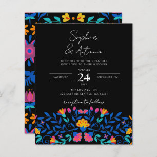 Papier Budget Coloré mexicain Floral Fiesta Mariage
