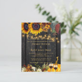 Papier Budget Concours à l'invitation de la partie de fia (Debout devant)