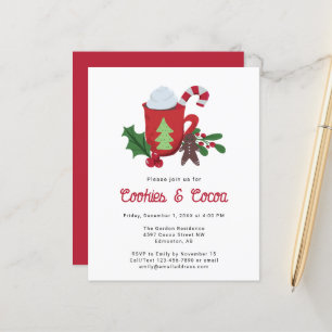 Papier Budget Cookies et cacao Fête de Noël