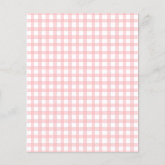 Papier Budget Coquette Cherry Première Invitation d'anniv (Dos)