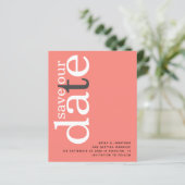 Papier Budget Coral Rose rose QR Code Texte Enregistrer l (Debout devant)