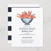 Papier Budget Côtier FROID de mer rôti Anniversaire fête (Devant / Derrière)