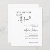 Papier BUDGET Couple Faisons-les douter avec amour nuptia (Devant / Derrière)