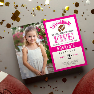 Papier Budget Coute Football Photo Girl Anniversaire