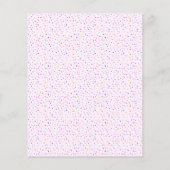 Papier Budget Cupcake Invitation de fête d'anniversaire d (Dos)