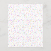 Papier Budget Cupcake Invitation de fête d'anniversaire d (Dos)