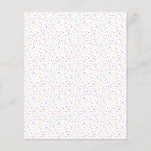 Papier Budget Cupcake Invitation de fête d'anniversaire d (Dos)