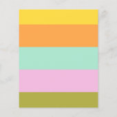 Papier Budget Cute Baby shower de bandes géométriques Pas (Dos)