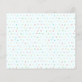 Papier Budget Cute Confetti Sprinkle Gold Boy Baby shower (Dos)