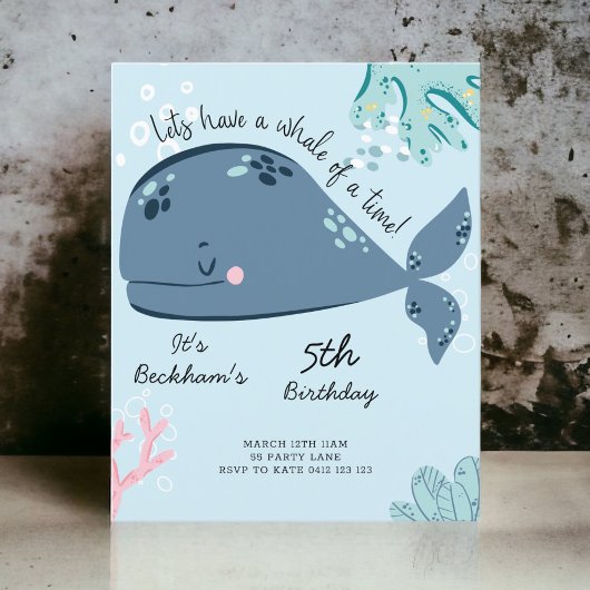 Papier BUDGET Cute "Whale Of A Time"