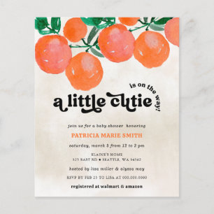 Papier Budget Cutie Est Sur Le Chemin Du Baby shower Oran