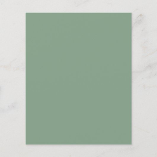 Papier Budget Daffodique Faire-part de mariage avec Basil (Dos)