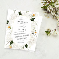 Budget Daisy White Floral Mariage V3