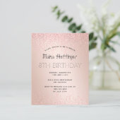 Papier Budget de 8e année Anniversaire Parties scintillan (Debout devant)