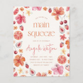 Papier Budget de la douche de nuptiale Main Squeeze Citru (Devant)