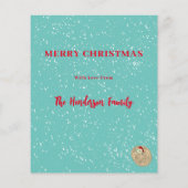 Papier Budget de Noël personnalisé Pangolin mignon (Dos)