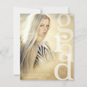 Papier Budget de superposition de GRAD Faire-part de grad (Devant)