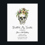 Papier Budget Décès à mes 20 ans Invitation crâne floral<br><div class="desc">Célébrez la fin de vos années 20 avec cette belle invitation de la mort à 20 ans avec un crâne à l'aquarelle avec des fleurs roses et jaunes sur la tête. Personnalisez et customisez cette invitation pour en faire la vôtre. D'autres articles de fête et décorations sont disponibles sur Metro-Event.com...</div>