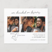 Papier Budget décidé sur Forever Photo Fiançailles (Devant)