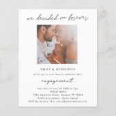 Papier Budget Décidé Sur Le Parti De L'Engagement Photo F (Devant)