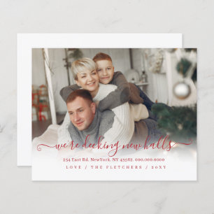 Papier Budget Deck New Halls Moving Holiday Card