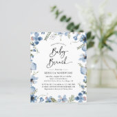 Papier Budget Delicy Fleurs sauvages Baby Brunch Invitati (Debout devant)