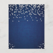 Papier Budget Denim & Diamonds Invitation 21e anniversair (Dos)