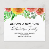 Papier Budget Déplacement Faire-part Floral Blush Rose (Devant)