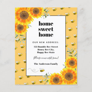 Papier Budget des abeilles tournesols se déplaçant faire-