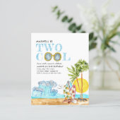 Papier Budget Deux Cool Surfing Beach Waves 2e anniversai (Debout devant)