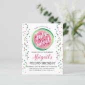 Papier Budget Deux douces Invitation pour le deuxième ann (Debout devant)