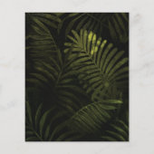 Papier BUDGET Deux Forêt d'or sauvage Invitation Annivers (Dos)