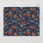 Papier Budget Deux moins Poisson photo engagement (Dos)