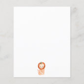 Papier Budget DEUX WILD Safari Party Animaux 2e anniversa (Dos)