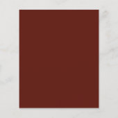 Papier Budget d'invitation pour la douche nuptiale d'auto (Dos)