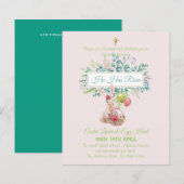 Papier Budget d'invitation religieuse de Pâques (Devant / Derrière)