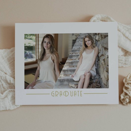 Papier Budget Diplômé 6e année Collage de photos Diplôme