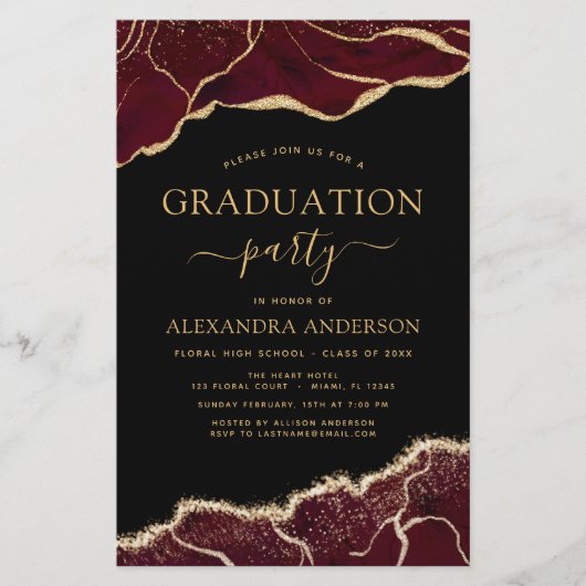 Papier Budget Diplôme d'âge 2022 Or Bourgogne (Devant)