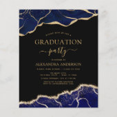 Papier Budget Diplôme d'âge 2023 Marine Blue Gold (Devant)