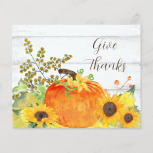 Papier Budget Donner Merci Russe Citrouille Sunflower Car