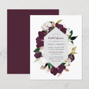 Papier Budget Doré & Fleurs Violettes de Prunier Salle de