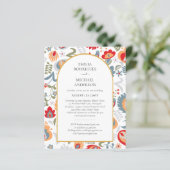 Papier BUDGET Double face BILINGUE Mariage Folk Art volée (Debout devant)