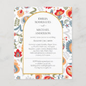 Papier BUDGET Double face BILINGUE Mariage Folk Art volée (Dos)