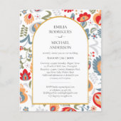 Papier BUDGET Double face BILINGUE Mariage Folk Art volée (Devant)