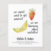 Papier BUDGET Drôle Fruits d'été Fête des mariées mignonn (Devant)